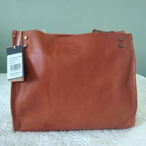 Lenox triple entry satchel